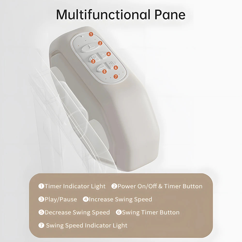 Electric Rocking Bedside Bassinet.