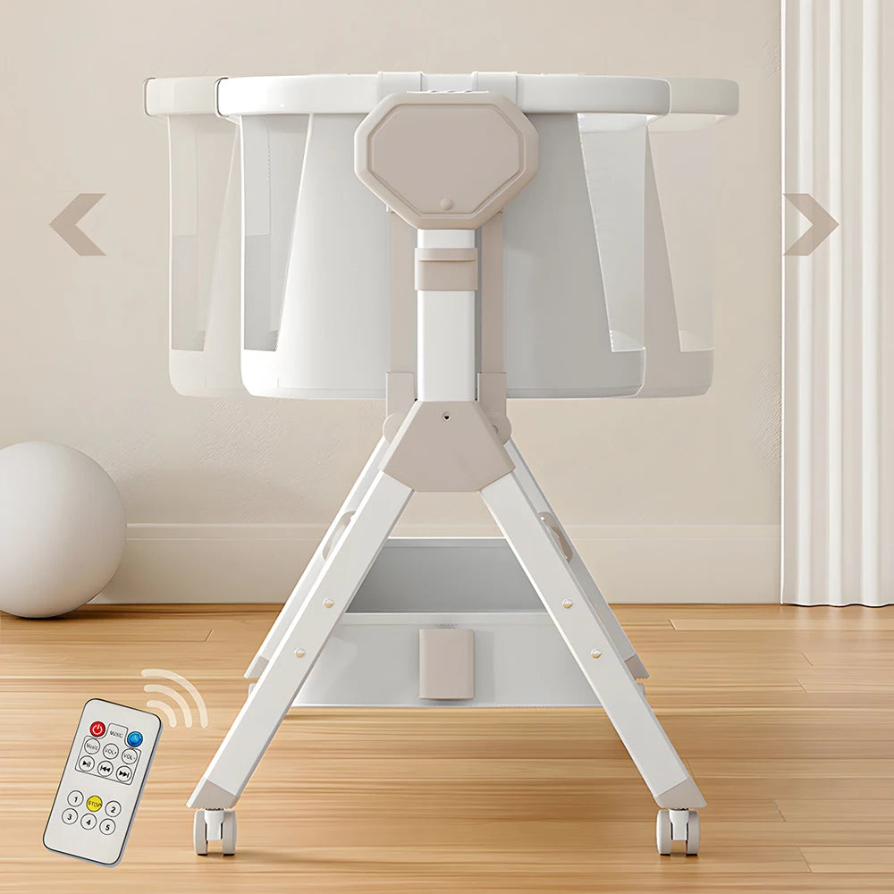 Electric Rocking Bedside Bassinet.