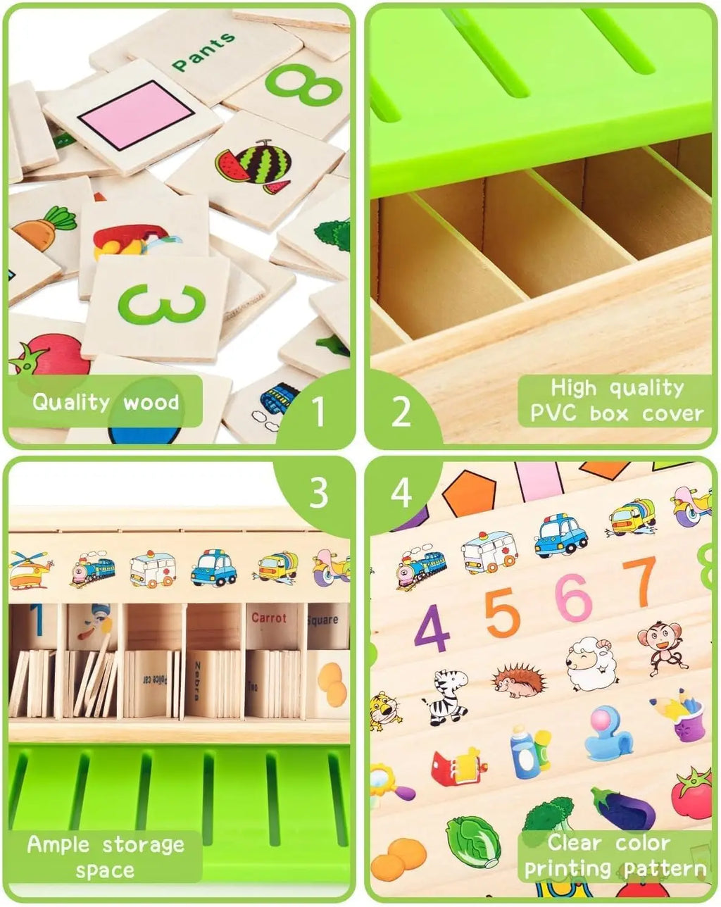Wooden Montessori Educational Sorting Toy.