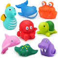 Fancy Bath Toy, 8PCS Mold Free Bath Toys.