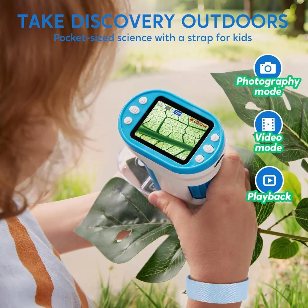 Handheld 1000X HD Microscope with 2.0'' LED Screen.