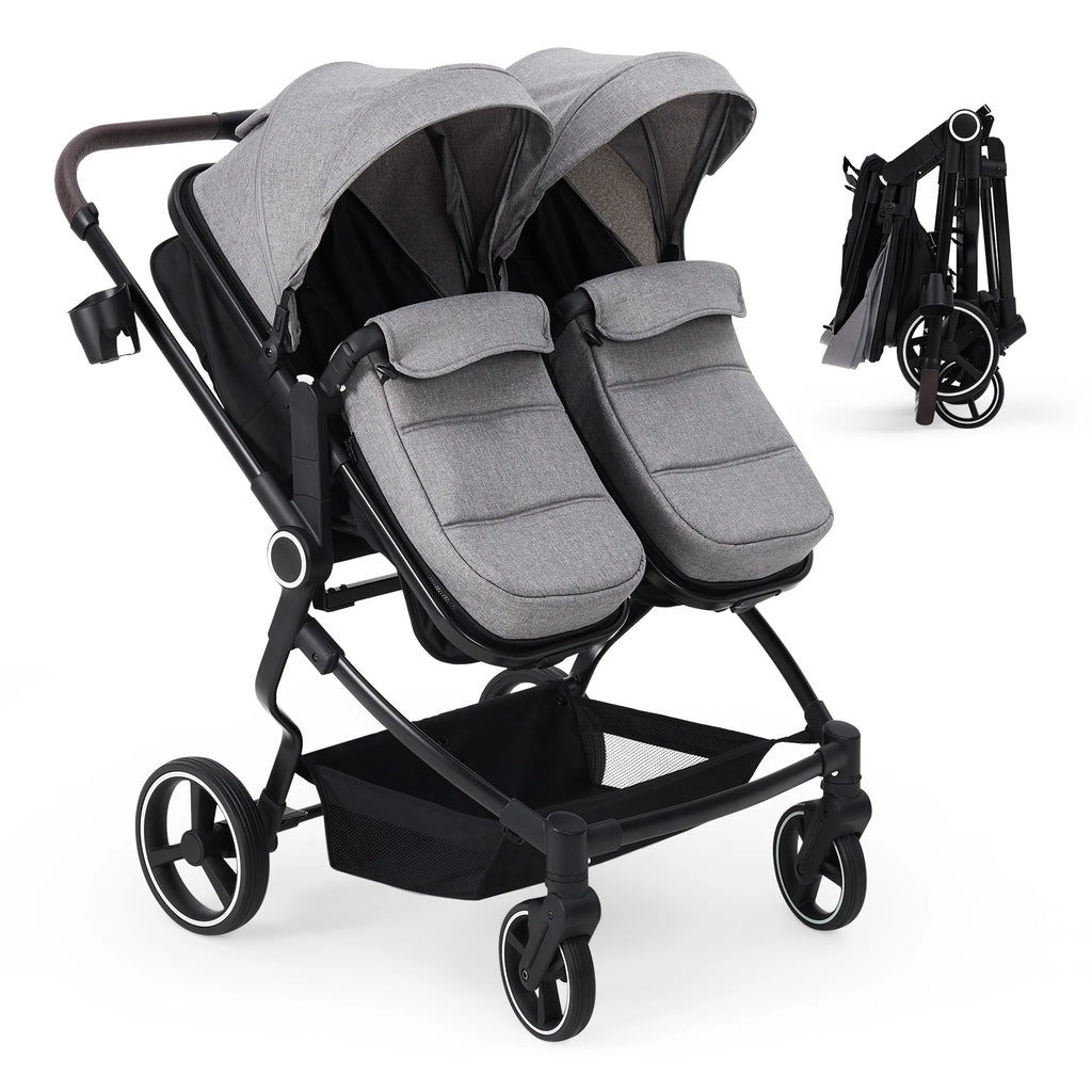 Double Stroller for Newborn and Toddler.