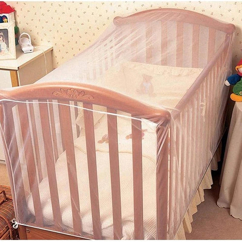 Elastic Band Mesh Insect Net for Crib.