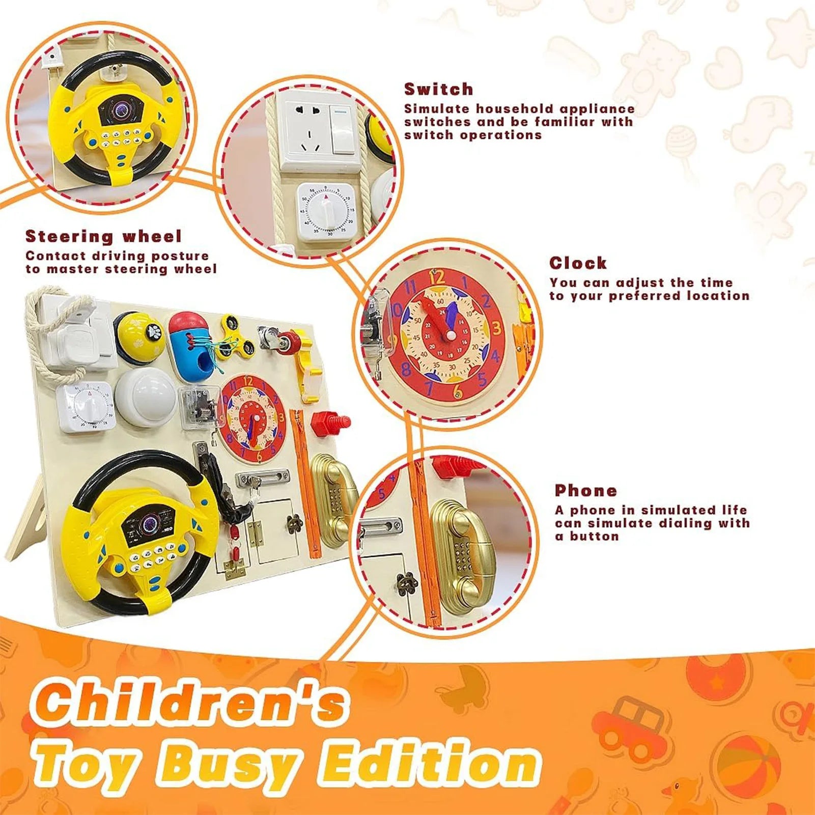 Large Size Multifunctional  Activity Board.