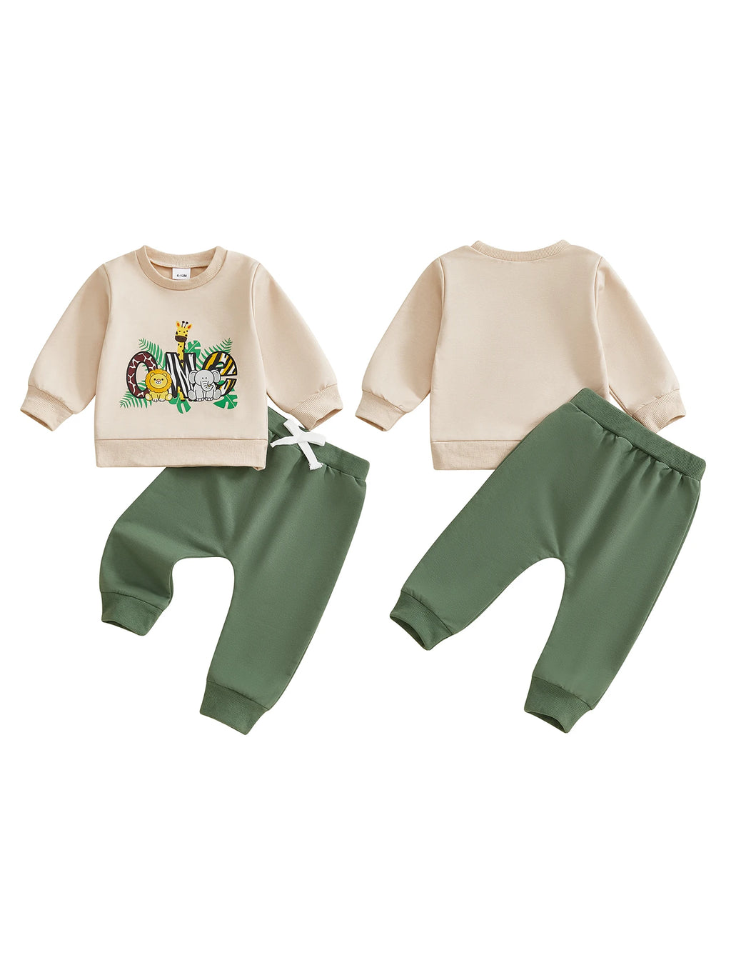 Toddler Sweatshirt and Pants Outfit.
