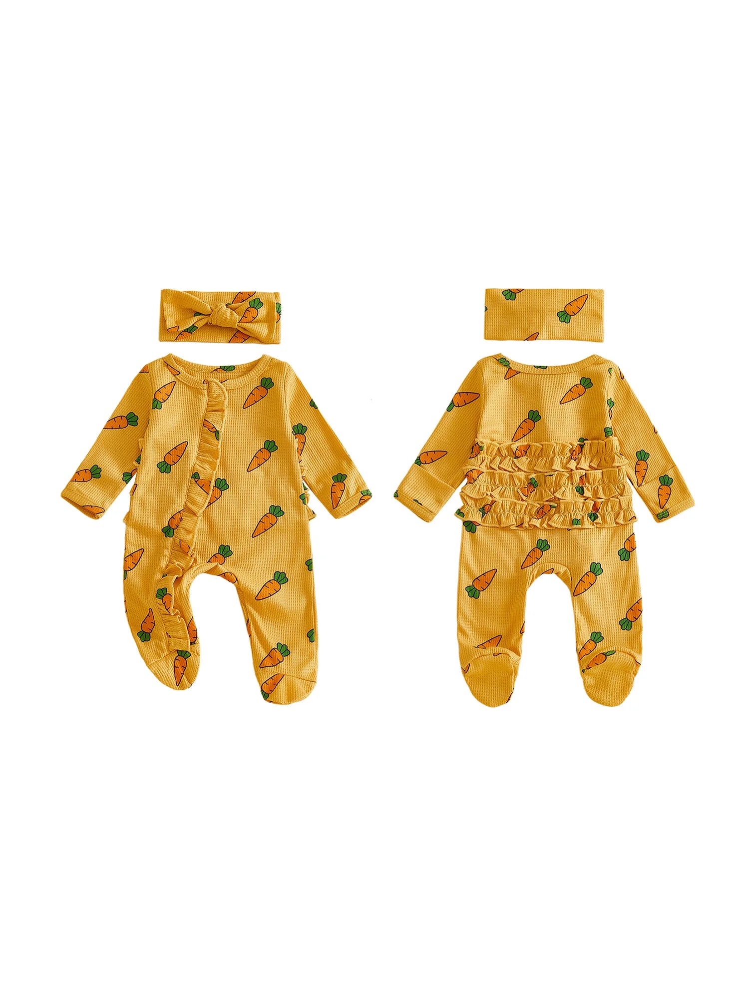 Adorable Baby Girls Easter Bunny  with Matching Headband