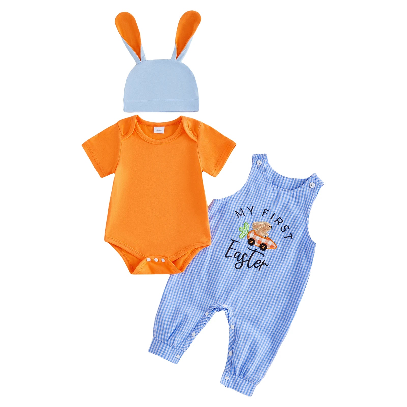 Baby Girl Easter Outfit with Matching Headband and Bloomers.