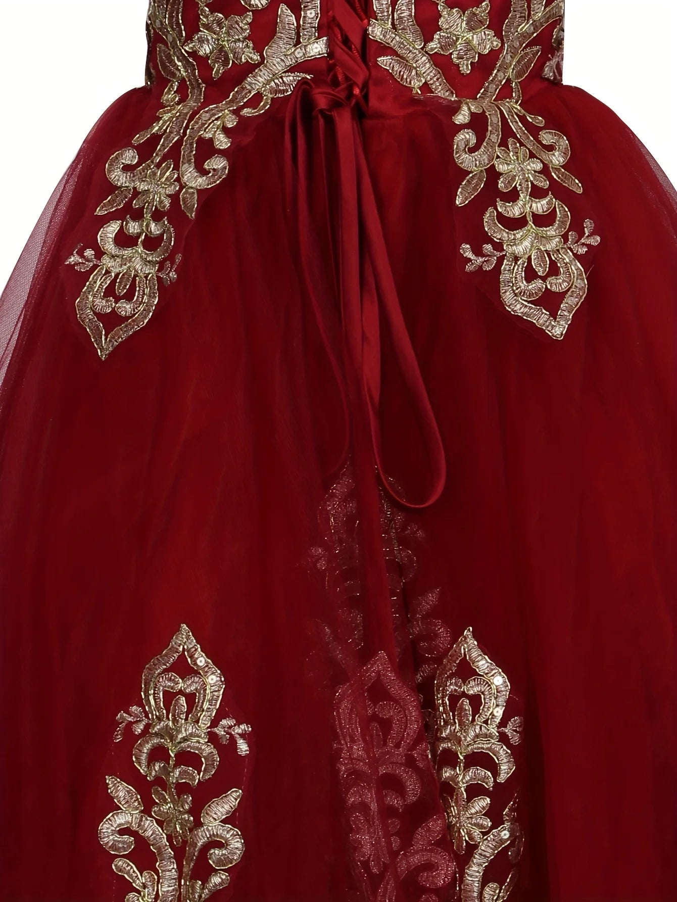 Autumn and Winter Princess Party Gown.