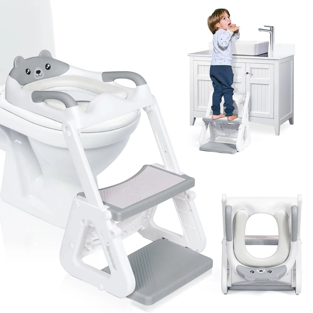 2-IN-1 Potty Training Seat with Step Stool.
