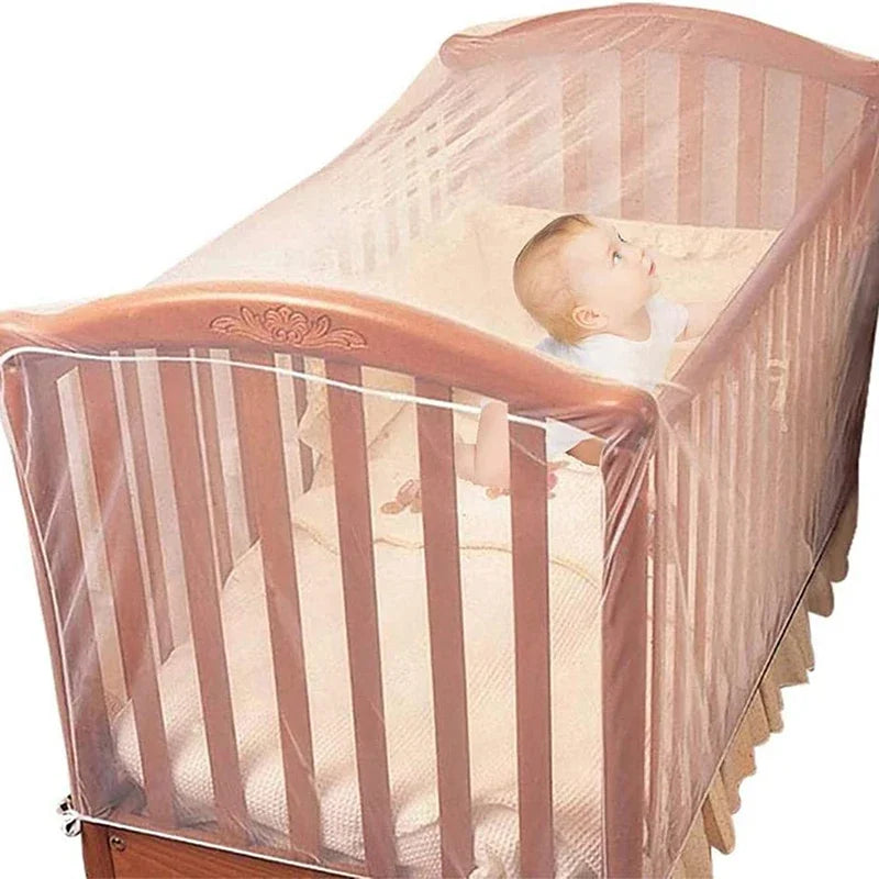 Elastic Band Mesh Insect Net for Crib.