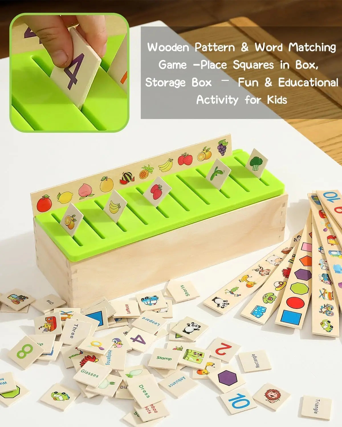 Wooden Montessori Educational Sorting Toy.