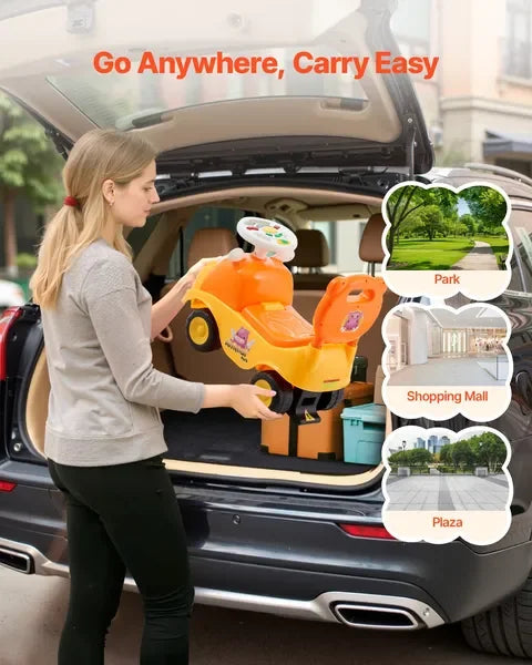 Ride On Toddler Push Car, 19-36 Months. Horn & Music.