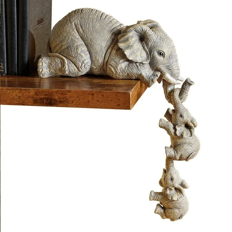 Cute Elephant Figurines. 3 PCS.