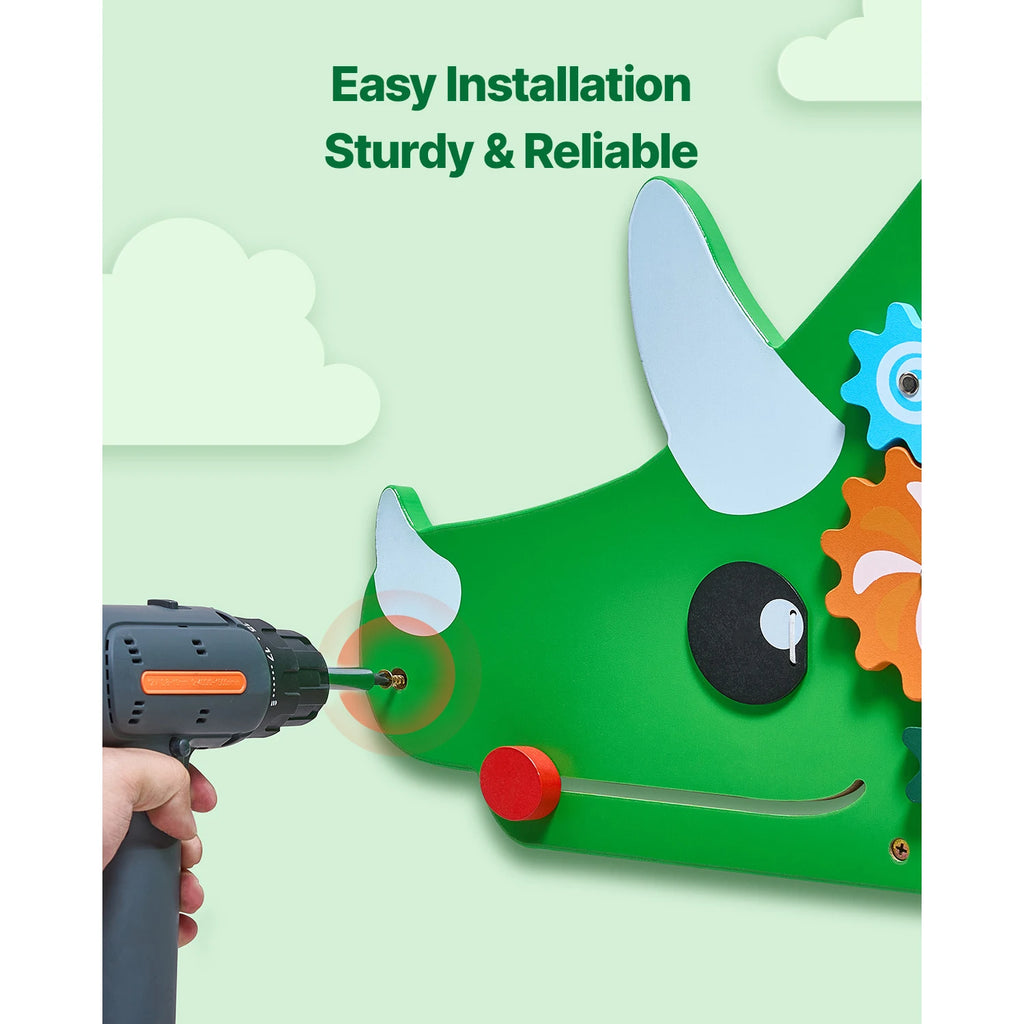 Dinosaur Kids Busy Wall Board 11 Activity.Panels.