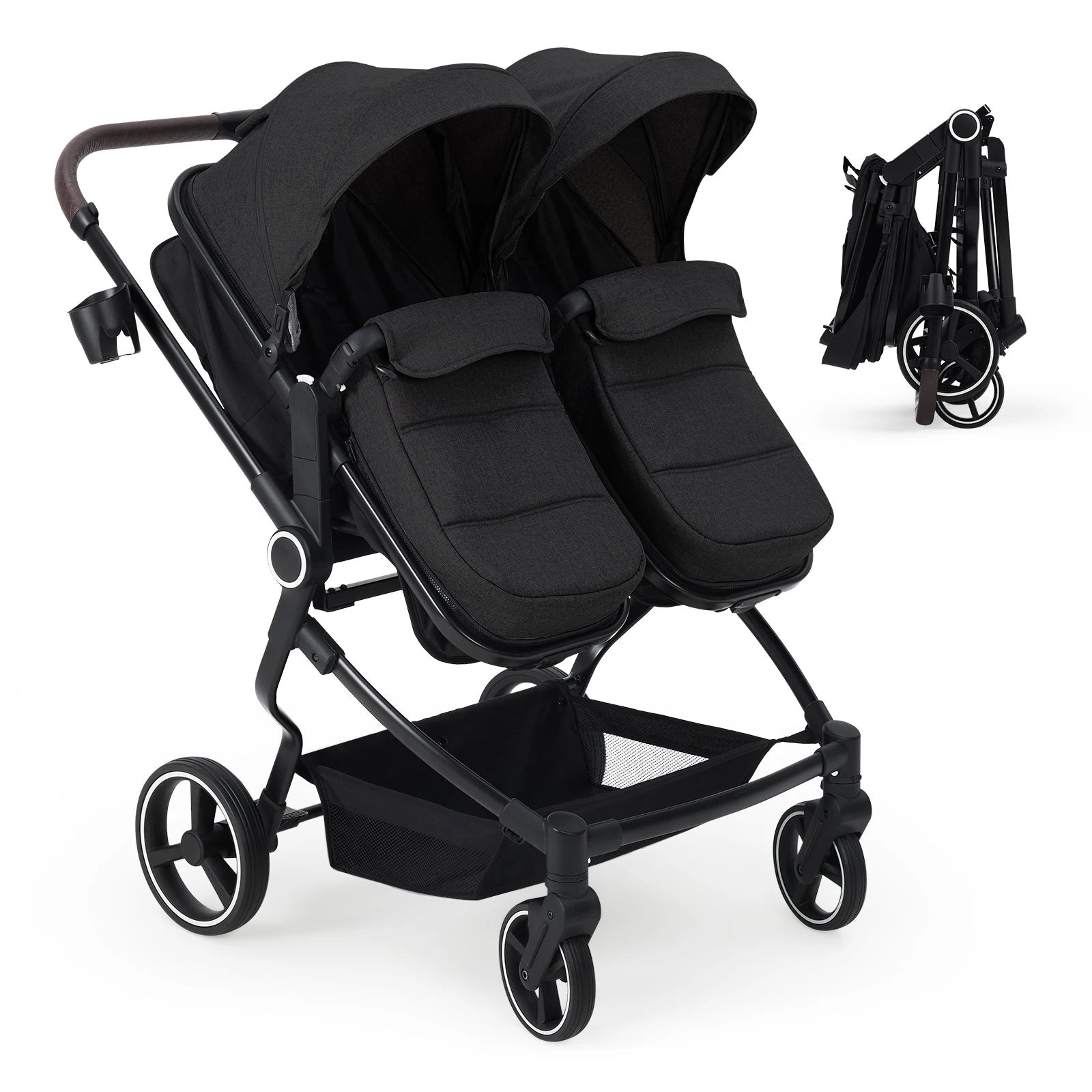 Double Stroller for Newborn and Toddler.
