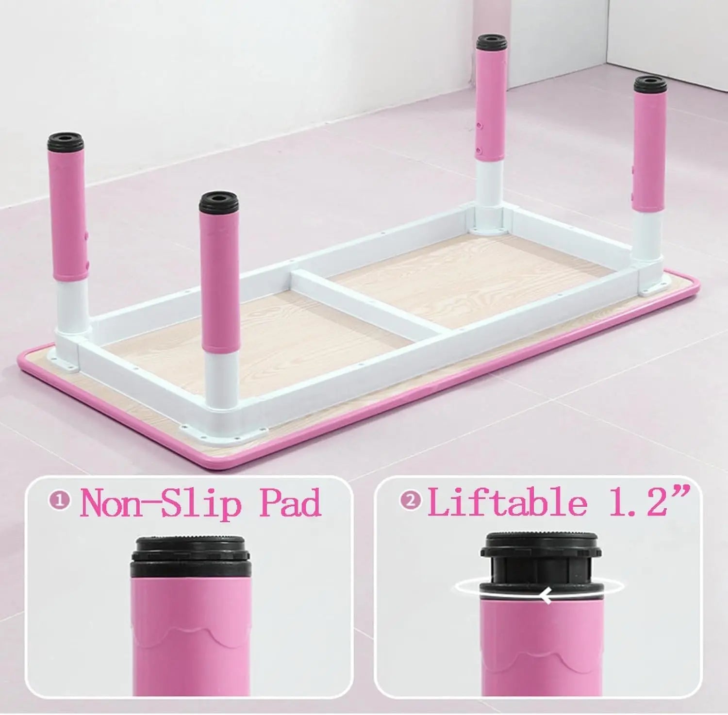 Kindergarten Kids Table and Chairs Set Toddler Height Adjustable.