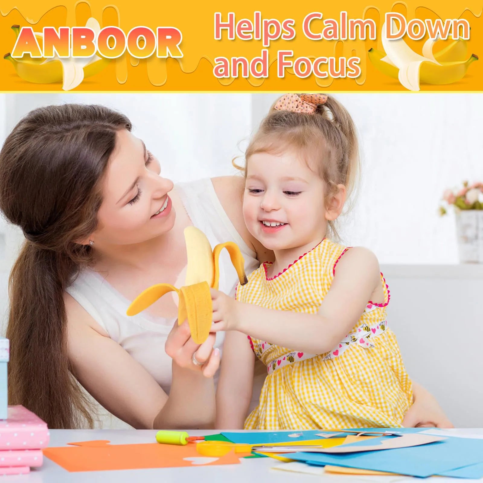 Cute Fruit Squishy Stress Balls.