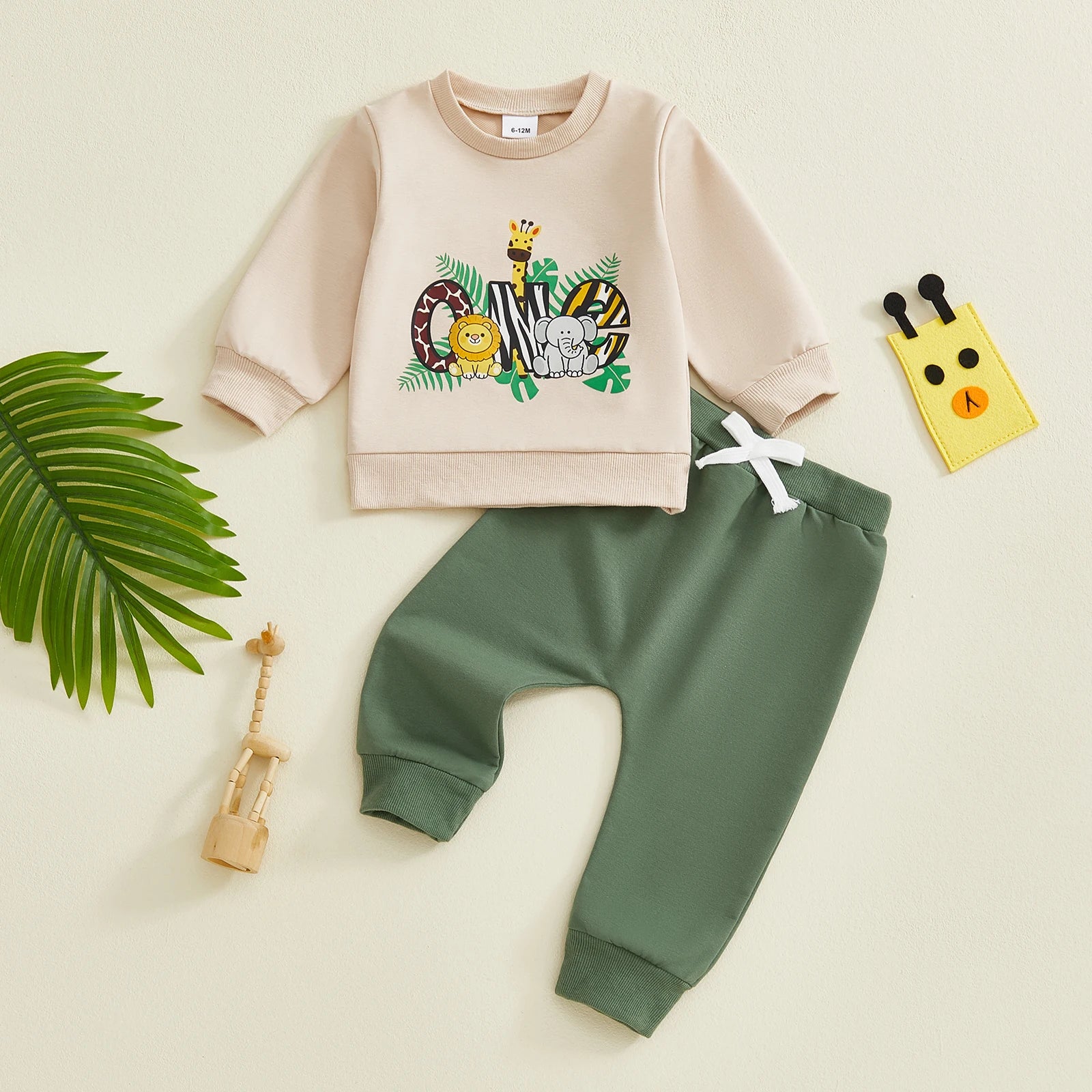 Toddler Sweatshirt and Pants Outfit.