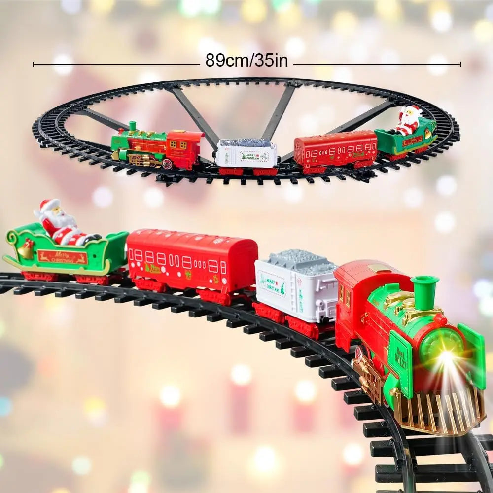 Hanging Christmas Train Set with Light and Sound.
