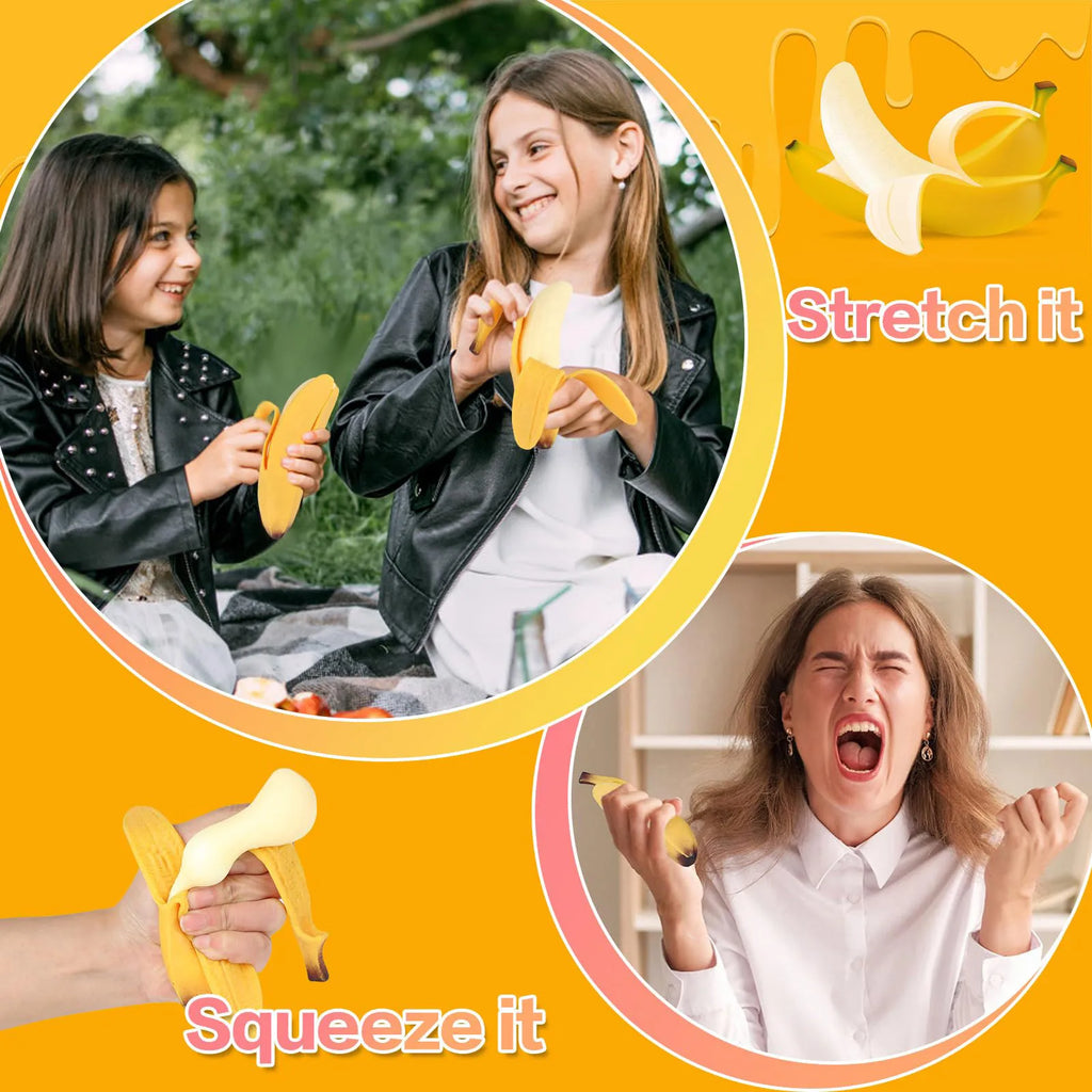 Cute Fruit Squishy Stress Balls.