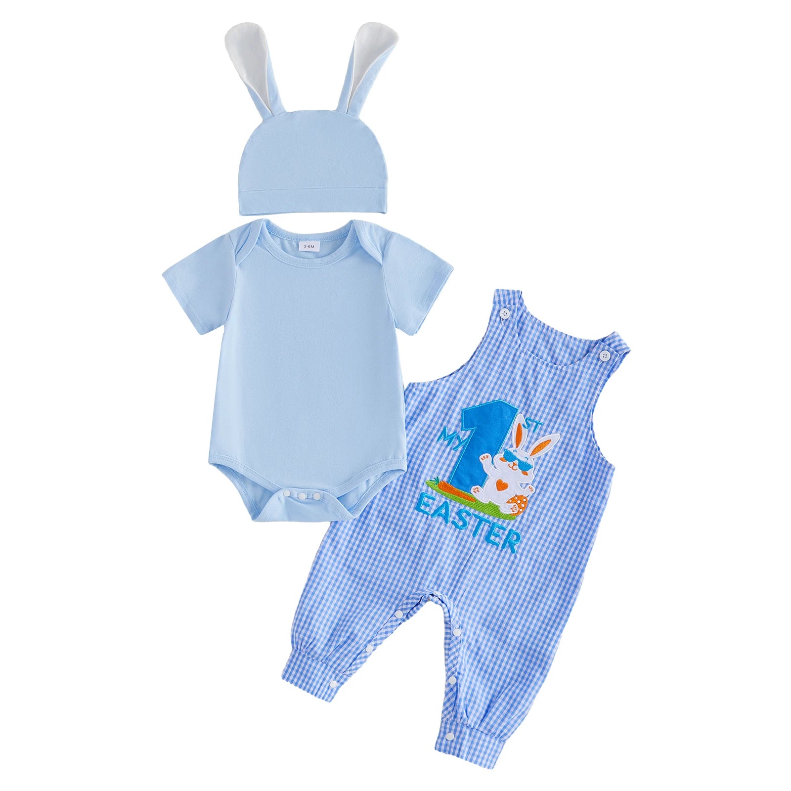 Baby Girl Easter Outfit with Matching Headband and Bloomers.