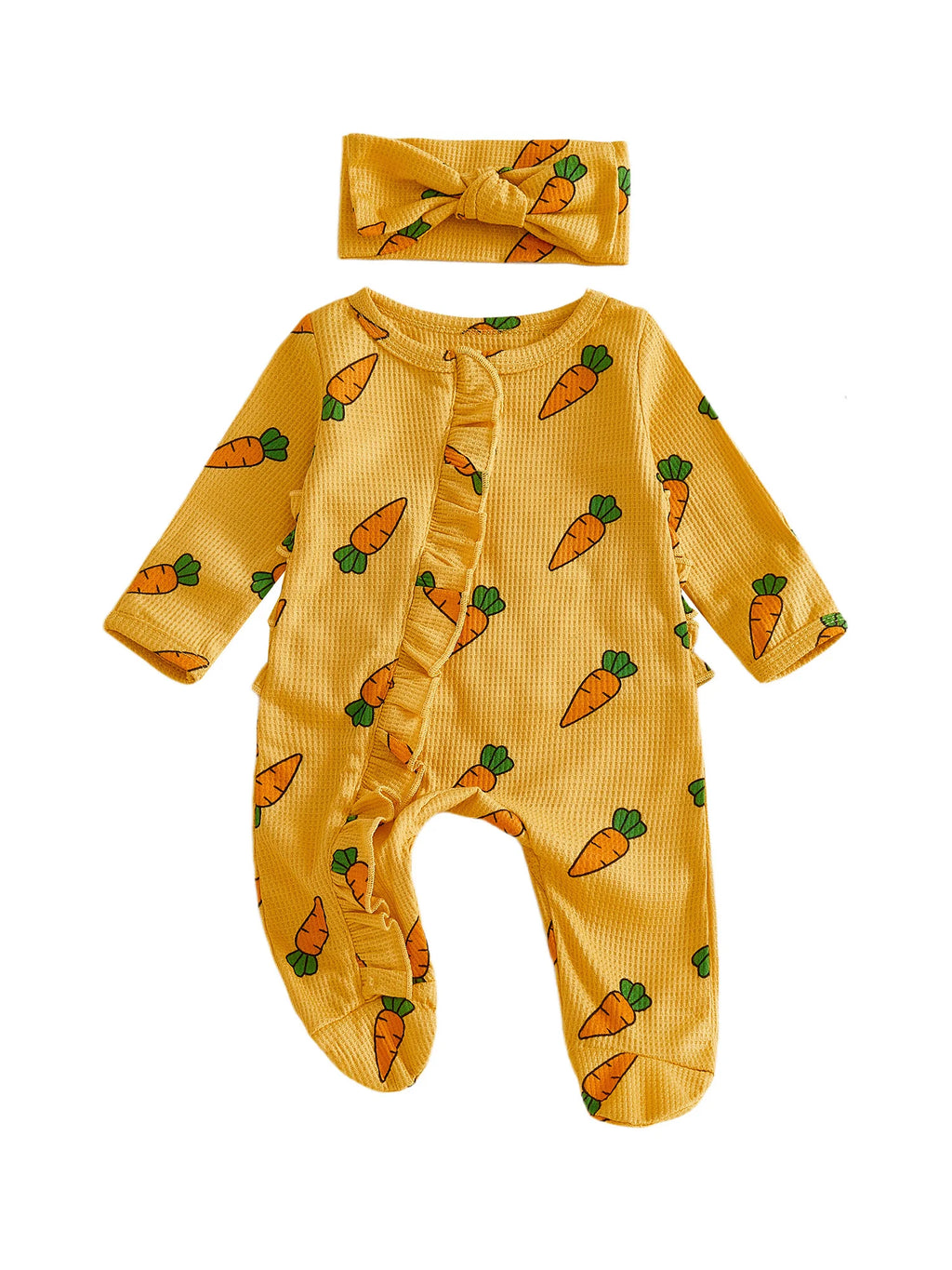 Adorable Baby Girls Easter Bunny  with Matching Headband