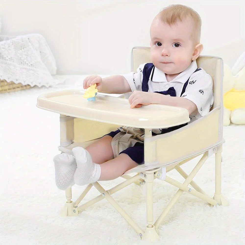 Stylish and Durable High Chair with Adjustable Footrest.