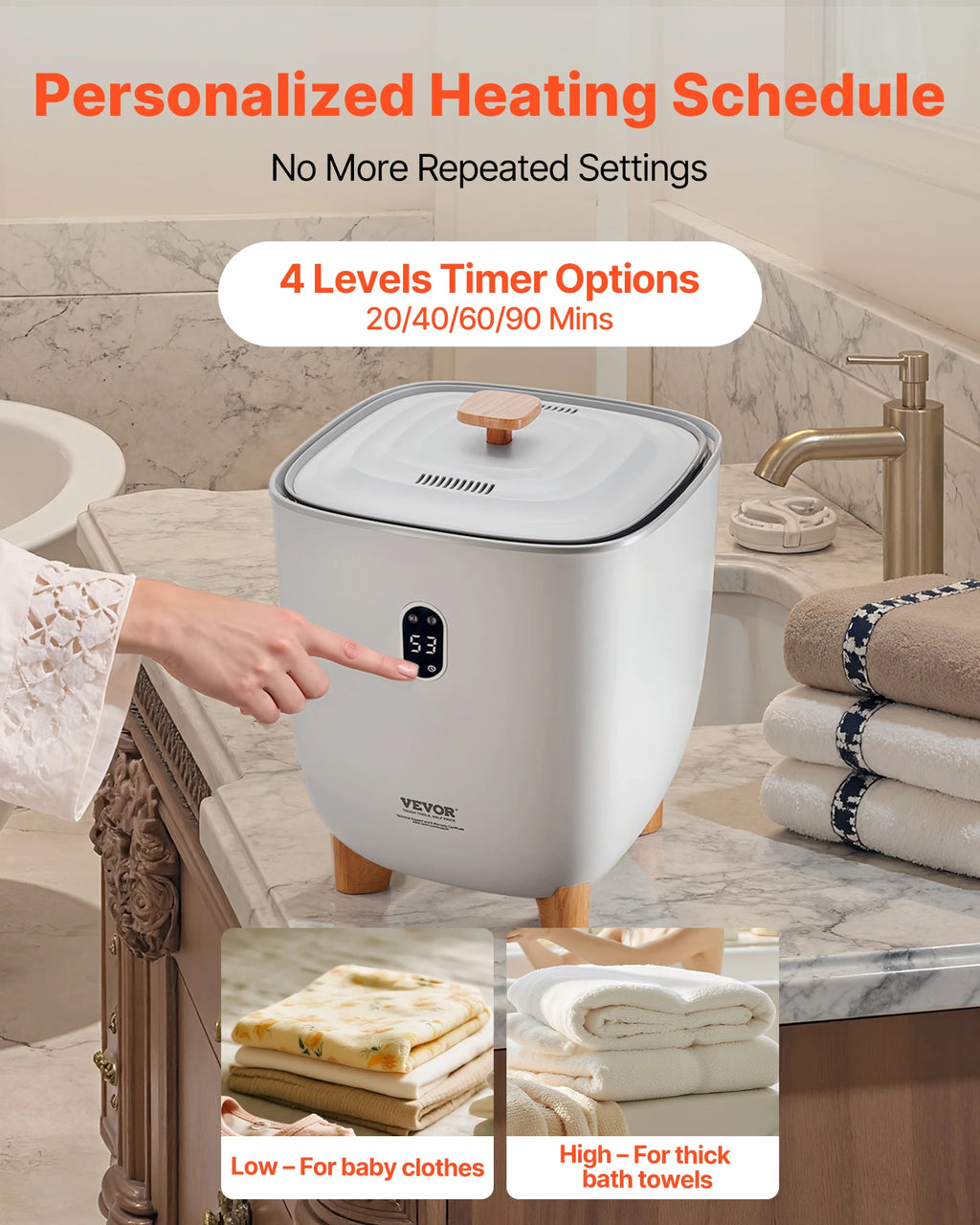 Heated Towel Warmer 25L Bucket.