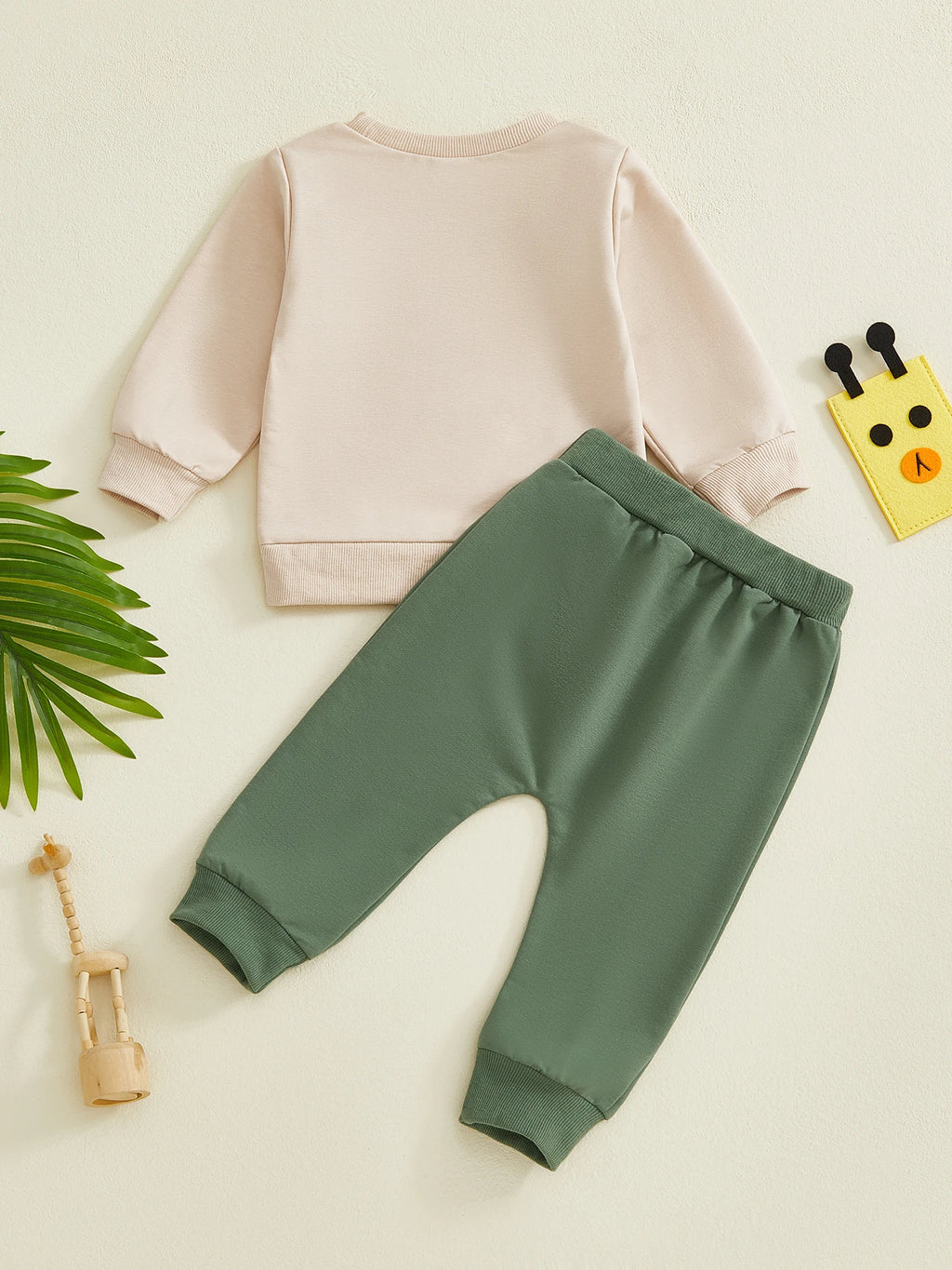 Toddler Sweatshirt and Pants Outfit.