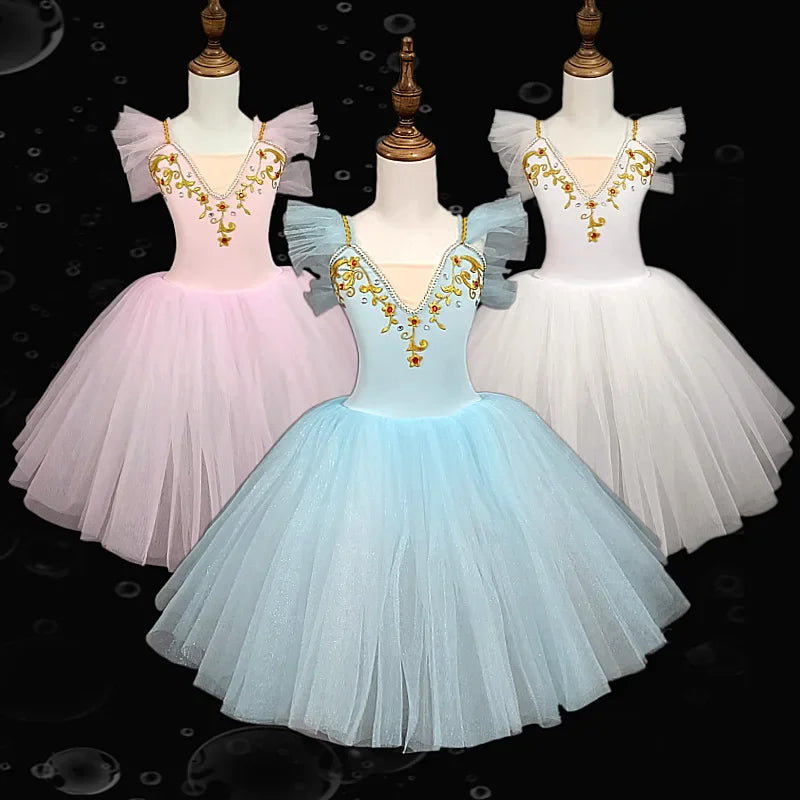 Ballet Dress Performance Princess Girls Dress.