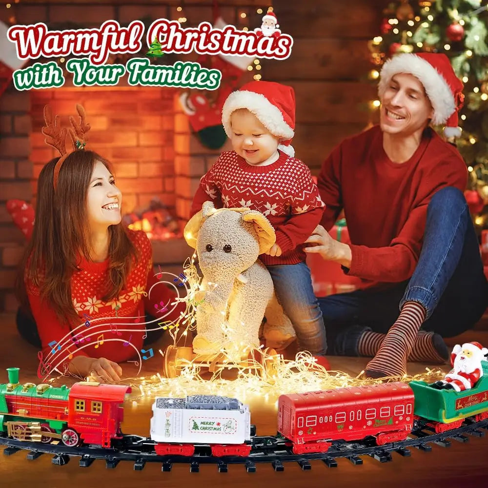 Hanging Christmas Train Set with Light and Sound.