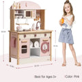 Wooden Kitchen Play Set with Realistic Sound.