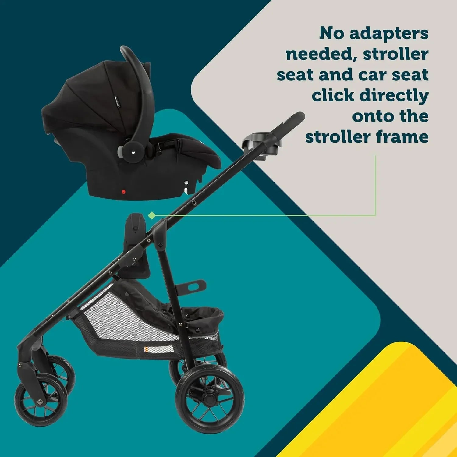 8-in-1 Car Seat Stroller Combo Travel System.
