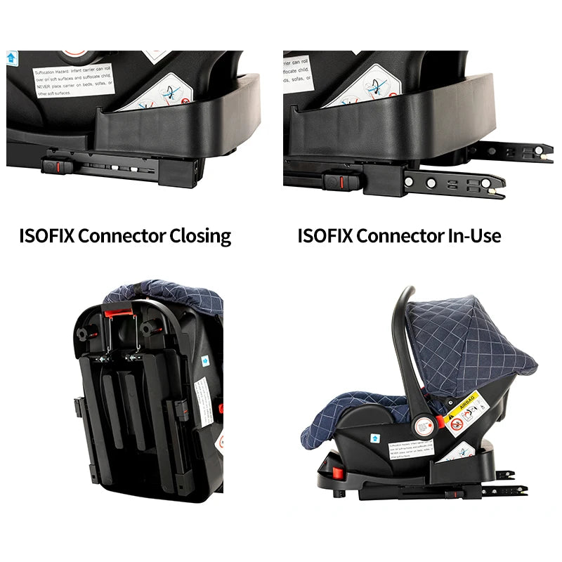 Luxury 3-in-1 Folding Stroller With Reversible Seat Vista.