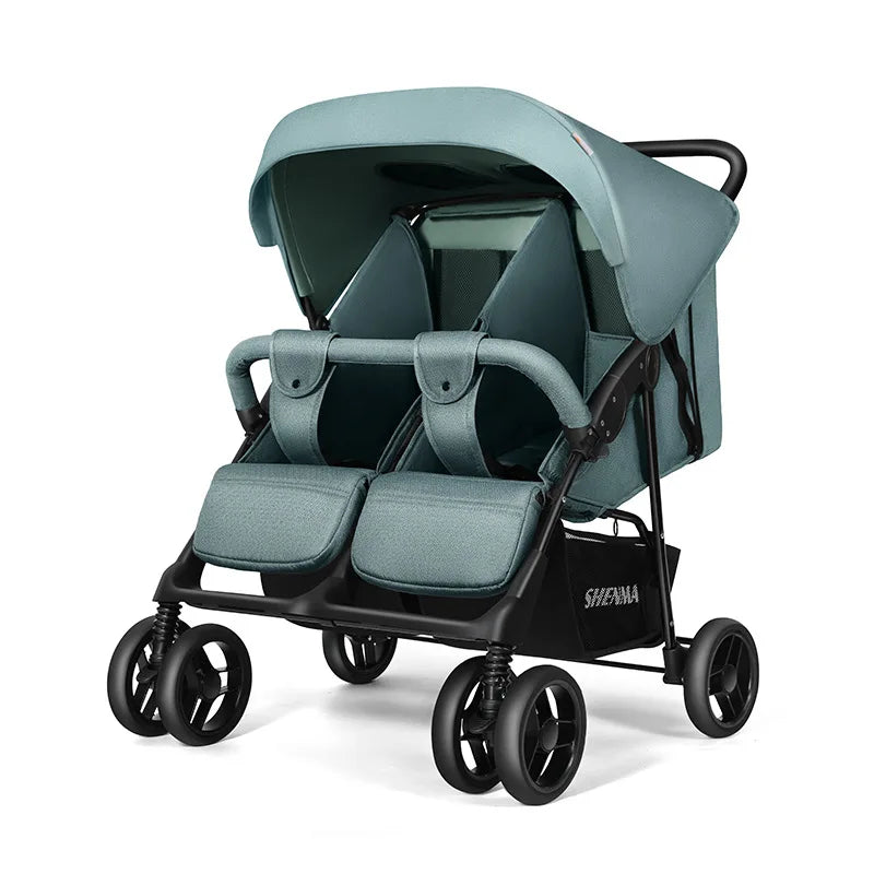 Foldable Twin Baby Stroller.