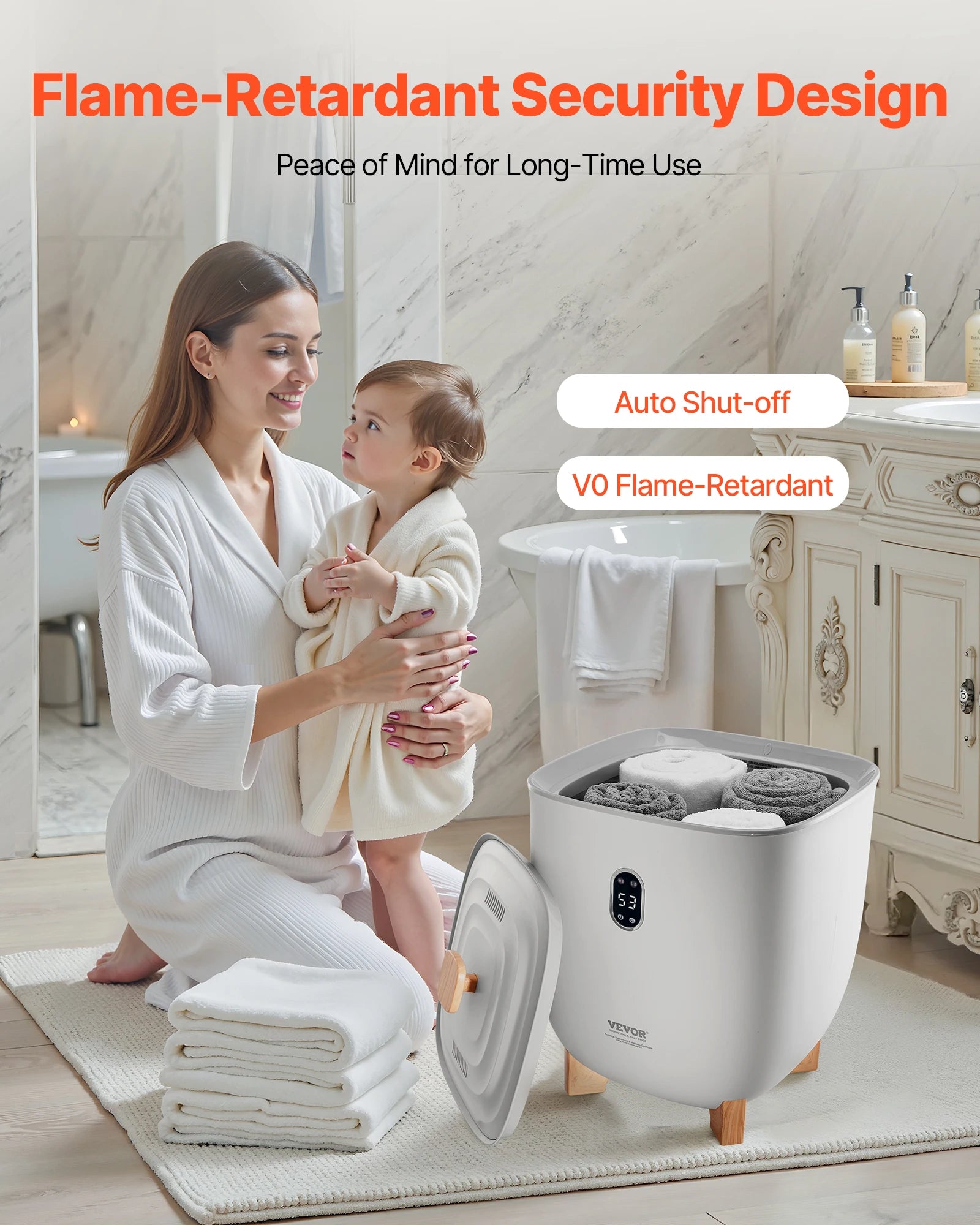 Heated Towel Warmer 25L Bucket.