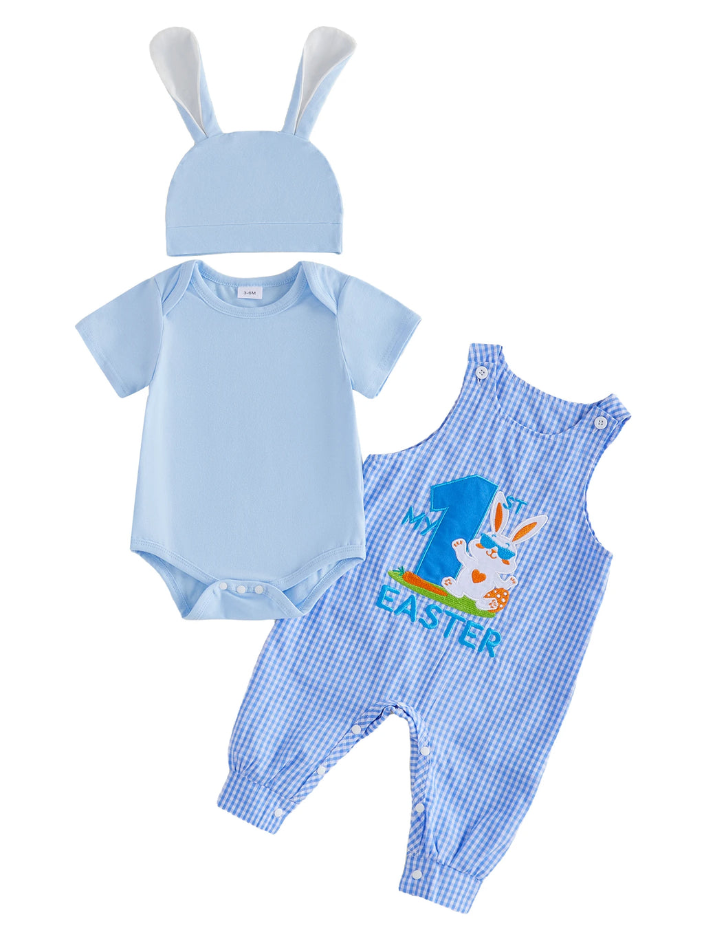 Baby Girl Easter Outfit with Matching Headband and Bloomers.