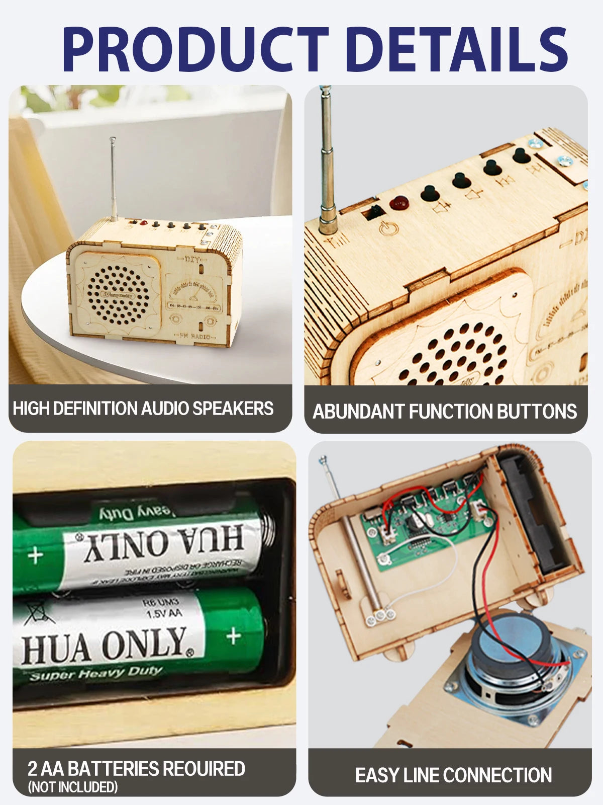 STEM Kit Age 8-14,  Educational DIY Radio Building Set