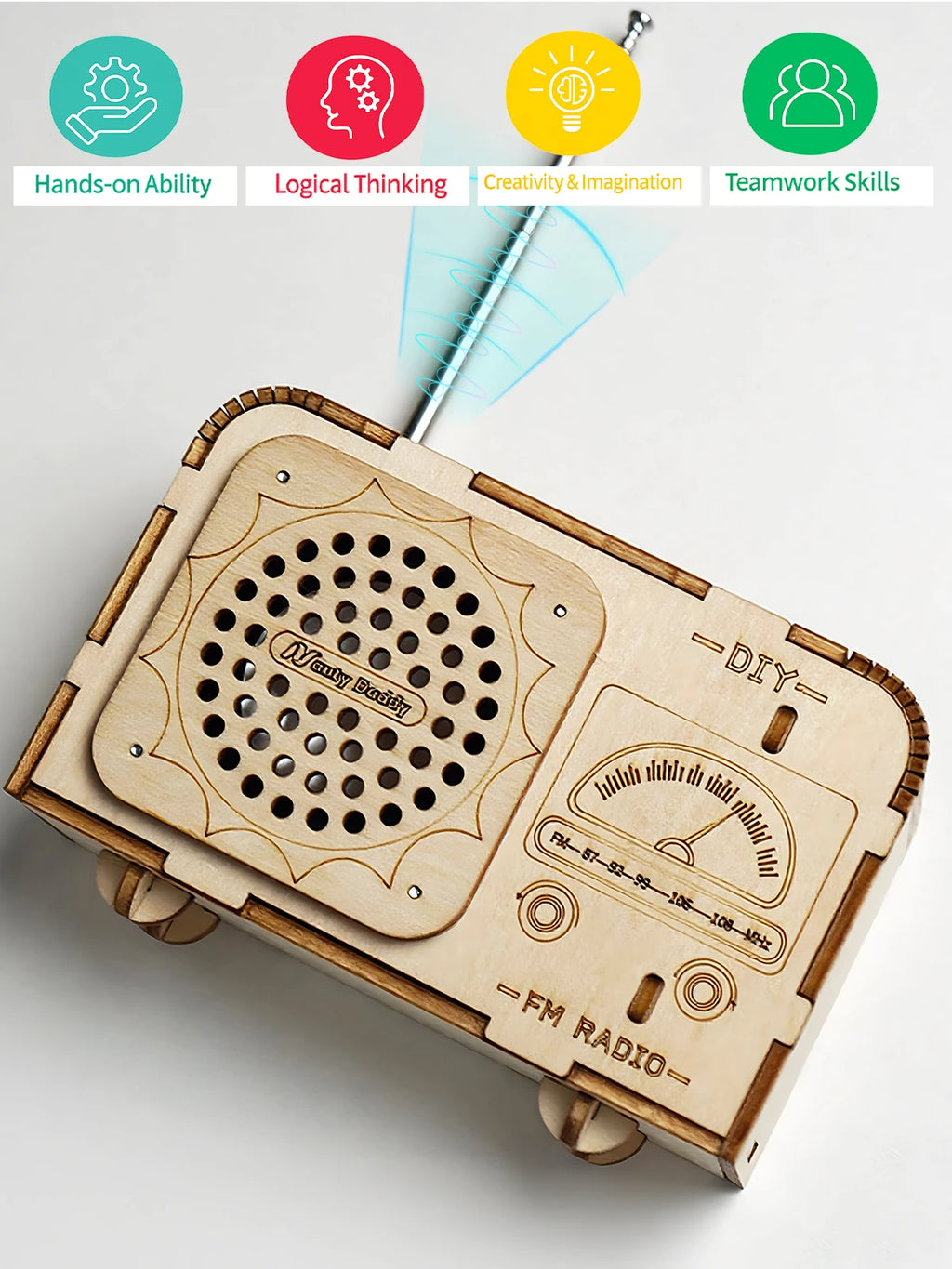 STEM Kit Age 8-14,  Educational DIY Radio Building Set
