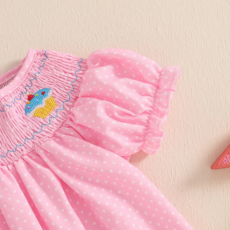 Floral Print Sleeveless Dress with Bow Detail.