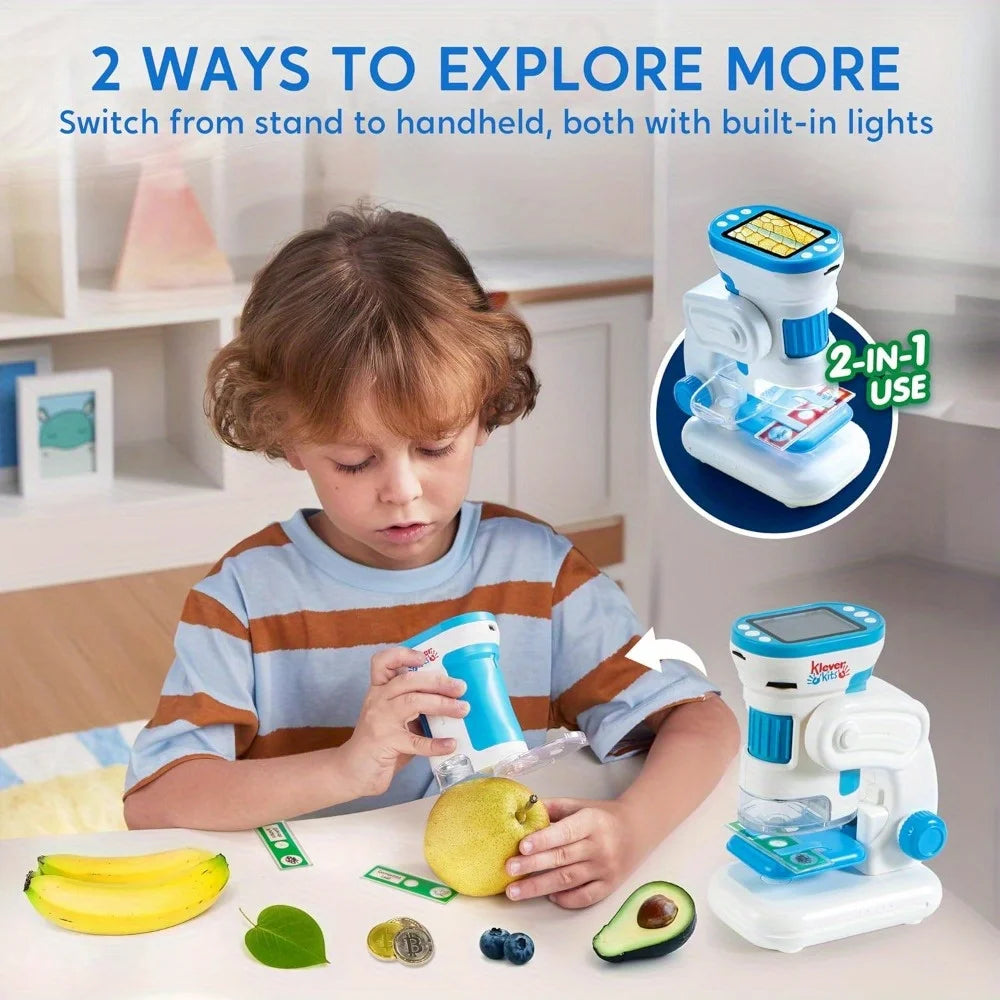 Handheld 1000X HD Microscope with 2.0'' LED Screen.