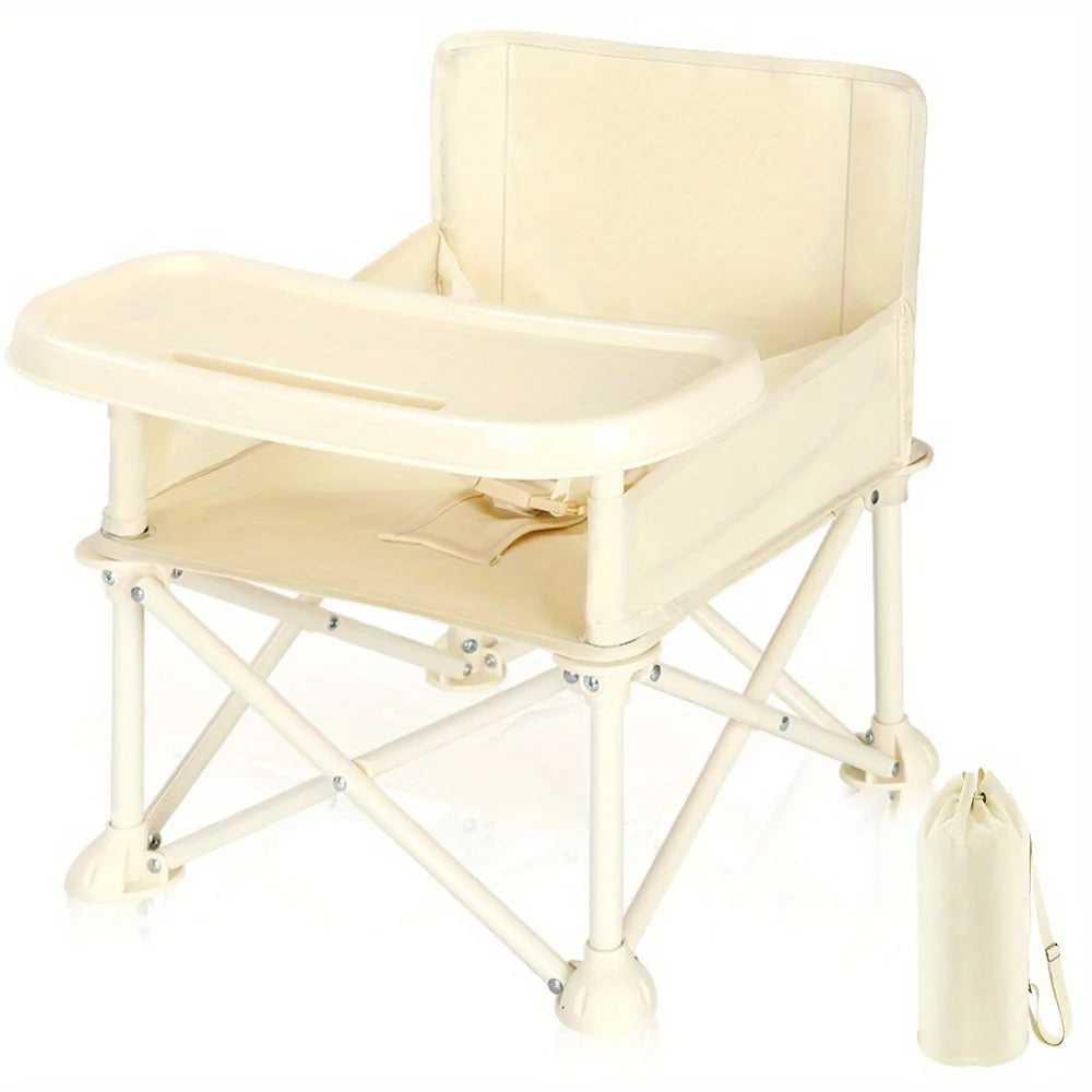 Stylish and Durable High Chair with Adjustable Footrest.