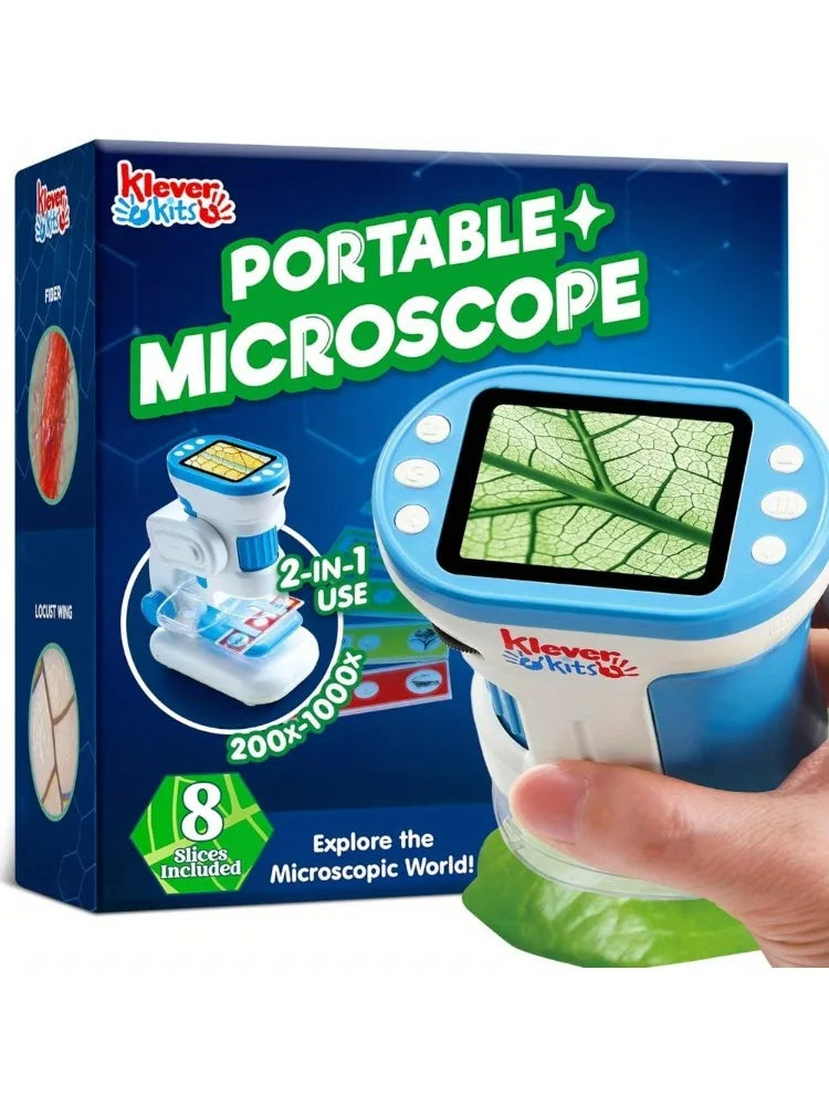 Handheld 1000X HD Microscope with 2.0'' LED Screen.