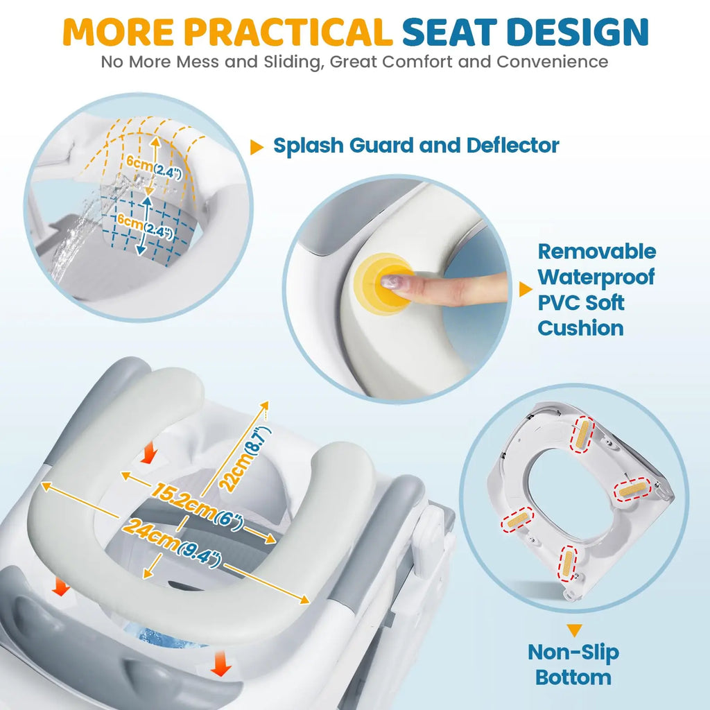 2-IN-1 Potty Training Seat with Step Stool.