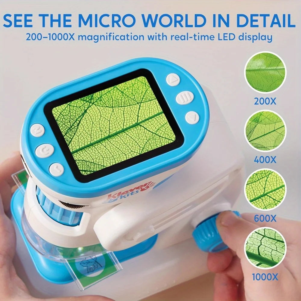 Handheld 1000X HD Microscope with 2.0'' LED Screen.