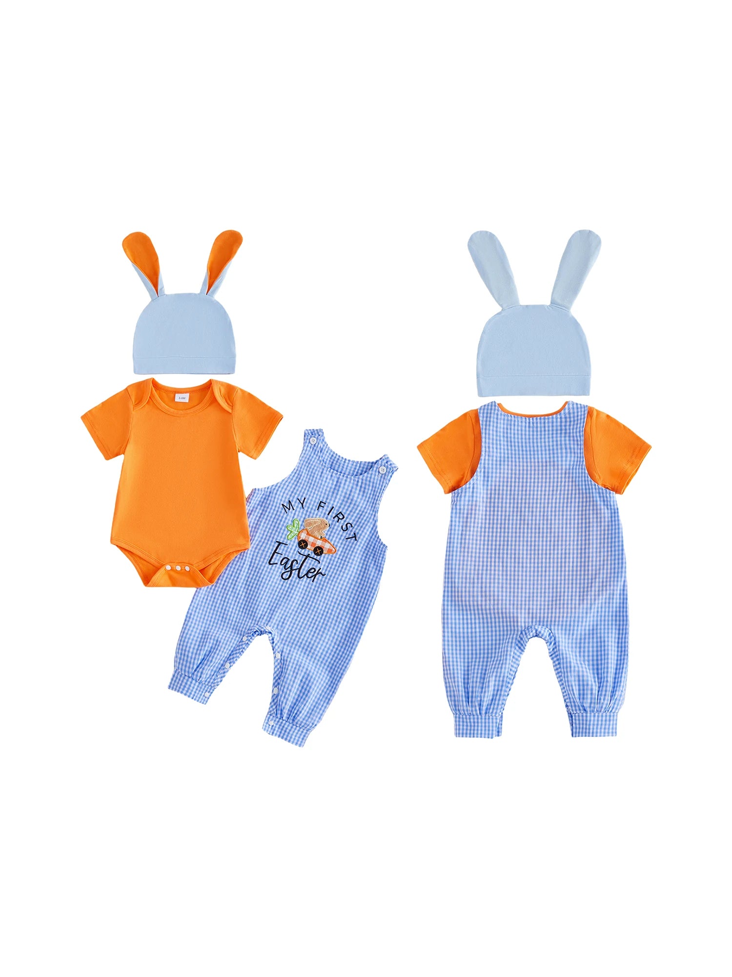 Baby Girl Easter Outfit with Matching Headband and Bloomers.