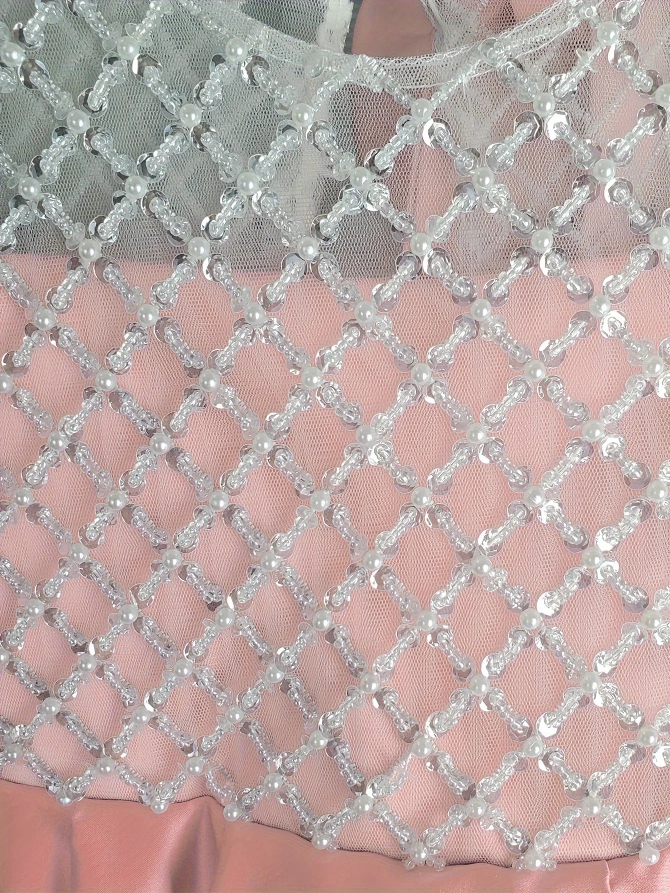 Fancy Lace And Satin Flower Girl Dress.