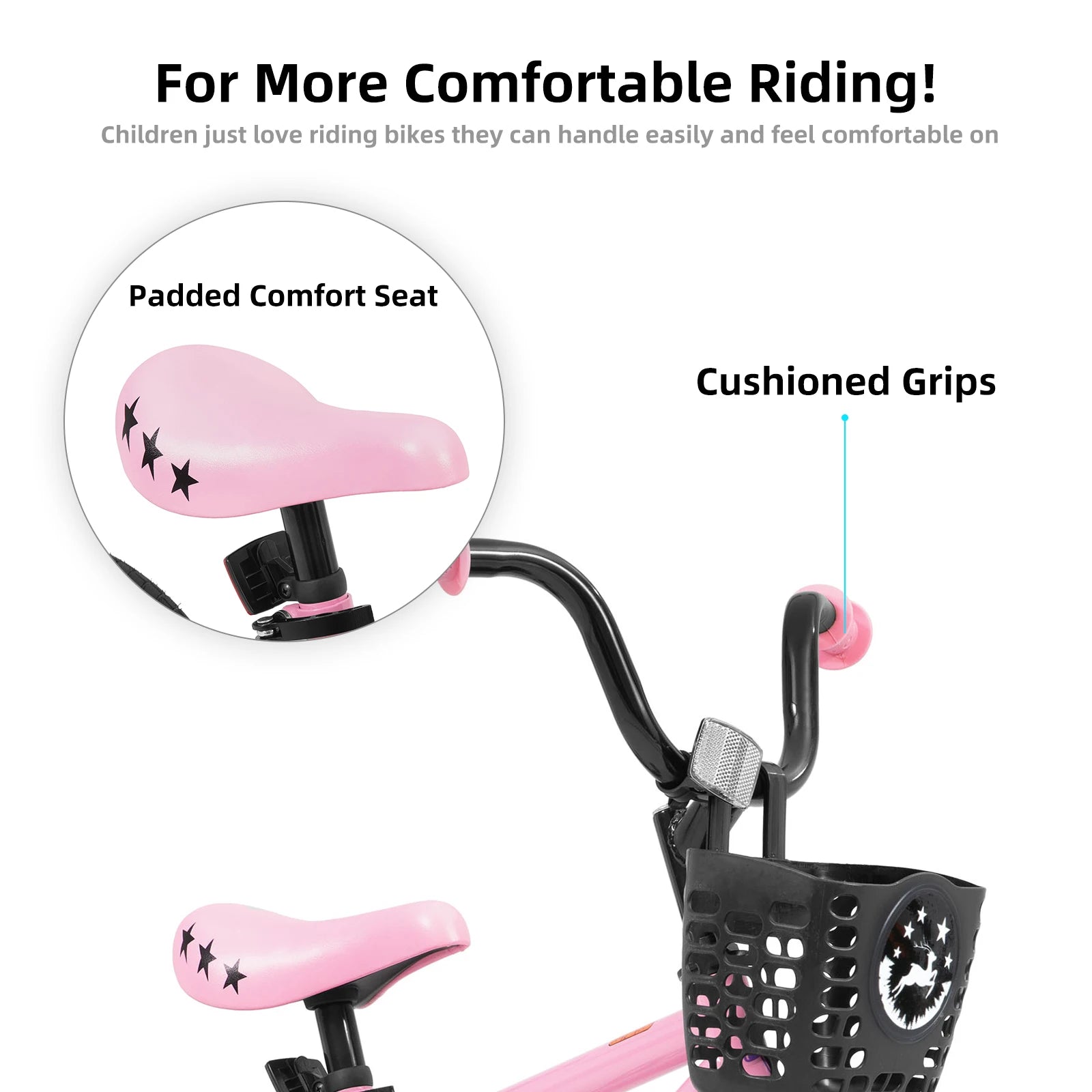 KEANO 14 16 20 Inch Kids Bike for Girls Ages 3-10 Years.