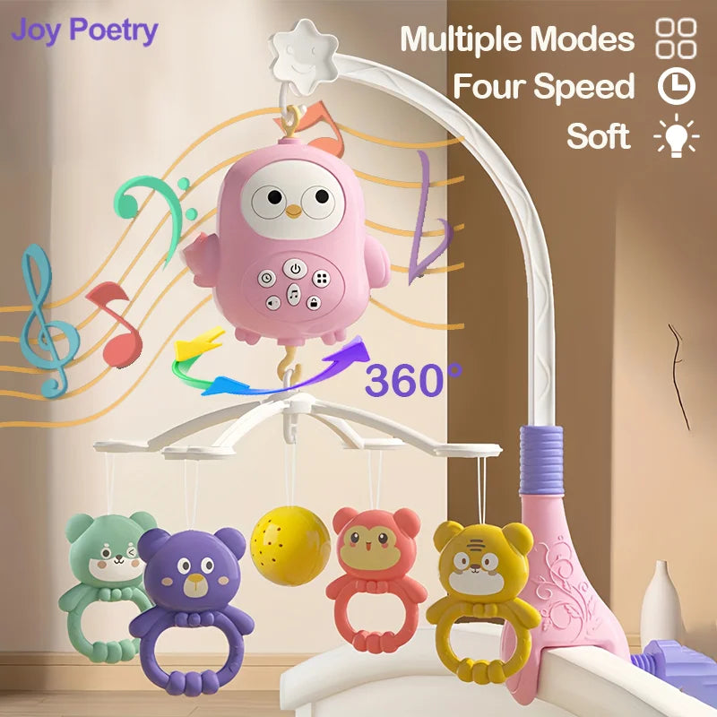 360° Musical Baby Rotating Mobile.