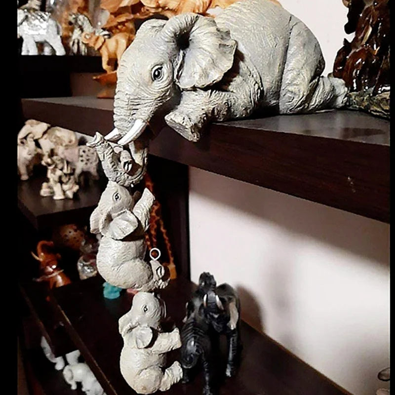 Cute Elephant Figurines. 3 PCS.
